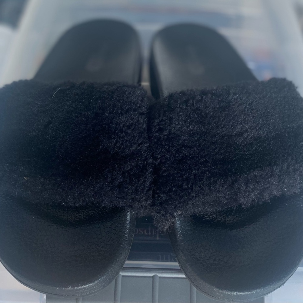 Charlotte Russe Black Faux Sandals